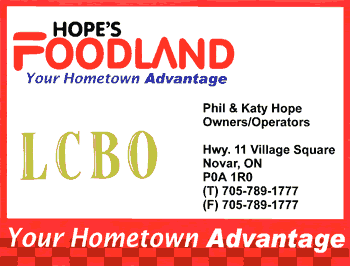 Hope's Foodland, Novar, Ontario