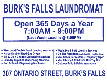 Burk's Falls Laundromat